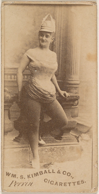 Miss Perrin, from the Actresses series (N203) issued by Wm. S. Kimball & Co.