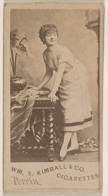 Miss Perrin, from the Actresses series (N203) issued by Wm. S. Kimball & Co.