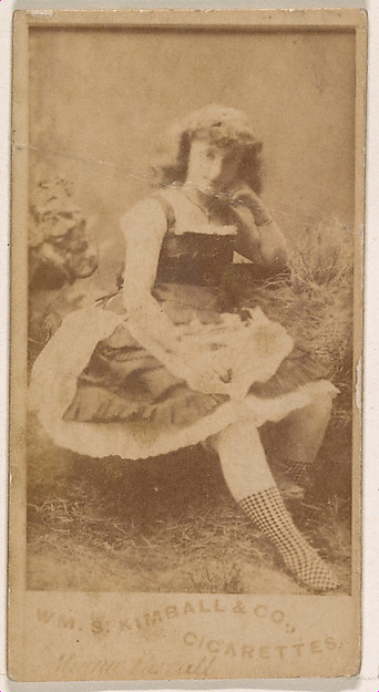 Minnie Parrott, from the Actresses series (N203) issued by Wm. S. Kimball & Co.