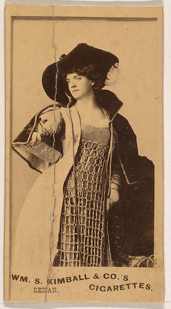 Ada Rehan, from the Actresses series (N203) issued by Wm. S. Kimball & Co.