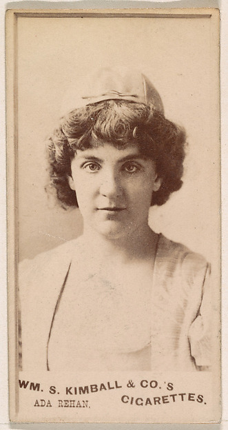 Ada Rehan, from the Actresses series (N203) issued by Wm. S. Kimball & Co.