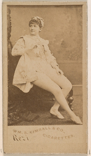 Miss Rezi, from the Actresses series (N203) issued by Wm. S. Kimball & Co.