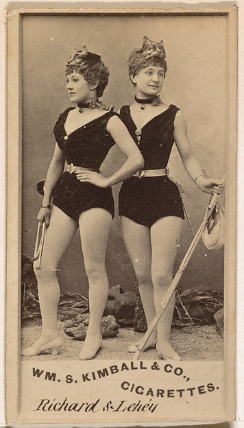 Richard & Lehey, from the Actresses series (N203) issued by Wm. S. Kimball & Co.