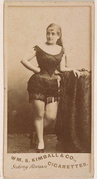 Sidony Roman, from the Actresses series (N203) issued by Wm. S. Kimball & Co.