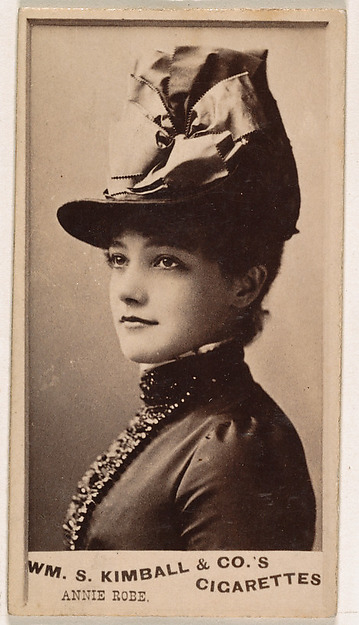 Annie Robe, from the Actresses series (N203) issued by Wm. S. Kimball & Co.