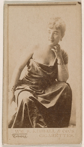 Miss Rubens, from the Actresses series (N203) issued by Wm. S. Kimball & Co.