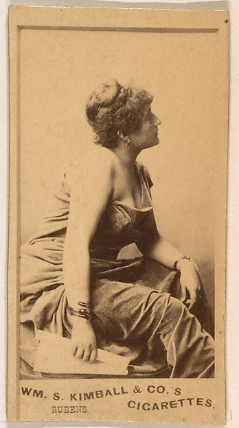 Miss Rubens, from the Actresses series (N203) issued by Wm. S. Kimball & Co.