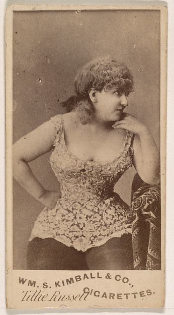 Tillie Russell, from the Actresses series (N203) issued by Wm. S. Kimball & Co.