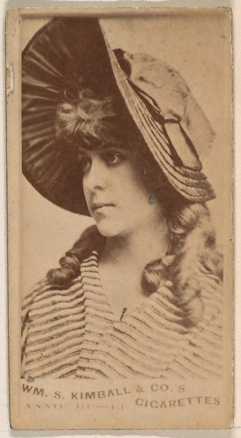 Annie Russell, from the Actresses series (N203) issued by Wm. S. Kimball & Co.