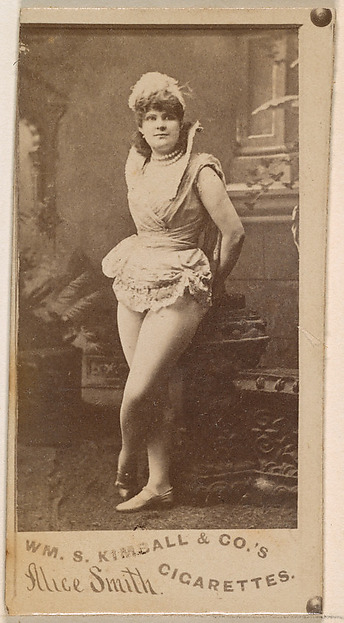 Alice Smith, from the Actresses series (N203) issued by Wm. S. Kimball & Co.