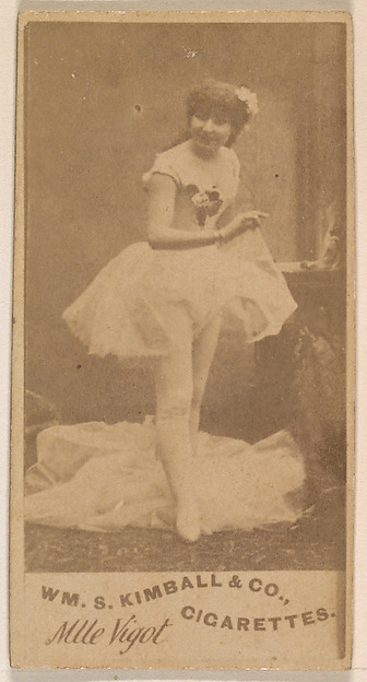 Mlle Vigot, from the Actresses series (N203) issued by Wm. S. Kimball & Co.