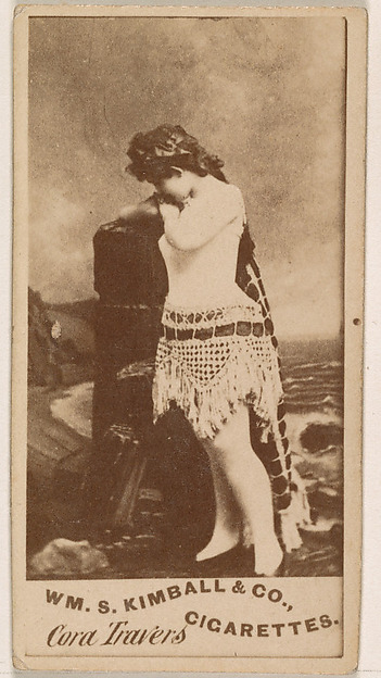 Cora Travers, from the Actresses series (N203) issued by Wm. S. Kimball & Co.