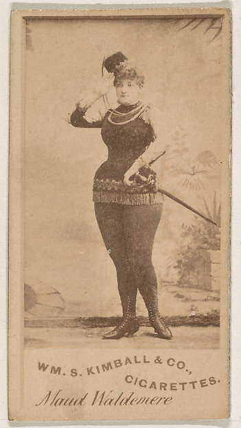 Maud Waldemere, from the Actresses series (N203) issued by Wm. S. Kimball & Co.