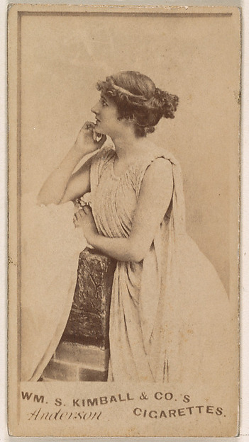 Miss Anderson, from the Actresses series (N203) issued by Wm. S. Kimball & Co.