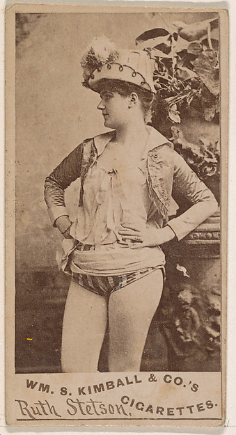 Ruth Stetson, from the Actresses series (N203) issued by Wm. S. Kimball & Co.