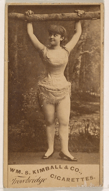 Miss Trowbridge, from the Actresses series (N203) issued by Wm. S. Kimball & Co.