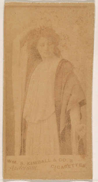 Miss Anderson, from the Actresses series (N203) issued by Wm. S. Kimball & Co.