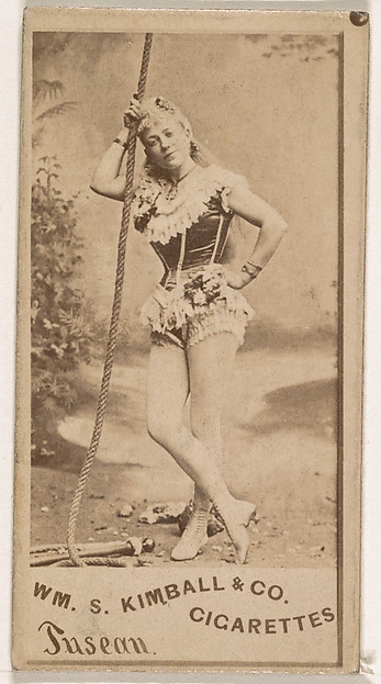 Miss Tusean, from the Actresses series (N203) issued by Wm. S. Kimball & Co.