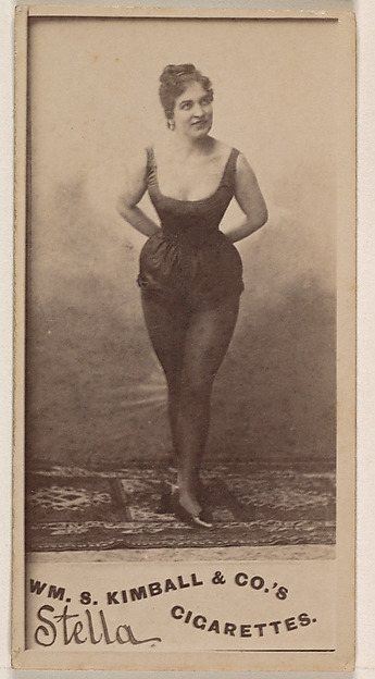 Miss Stella, from the Actresses series (N203) issued by Wm. S. Kimball & Co.
