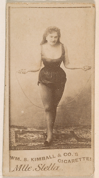 Mlle. Stella, from the Actresses series (N203) issued by Wm. S. Kimball & Co.