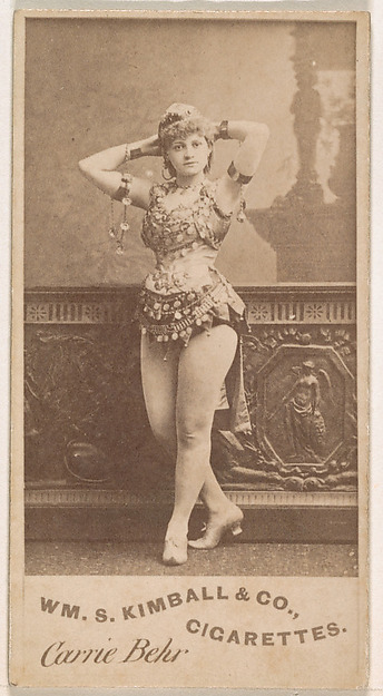 Carrie Behr, from the Actresses series (N203) issued by Wm. S. Kimball & Co.