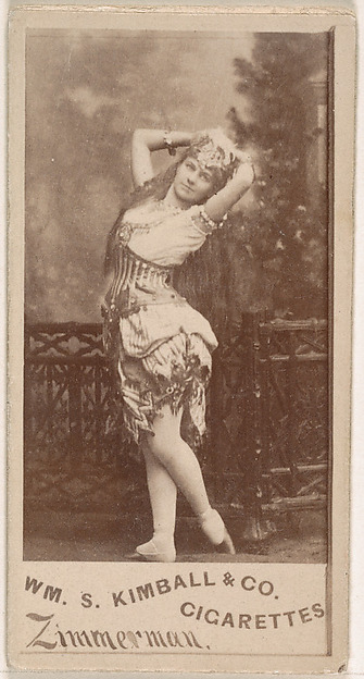 Miss Zimmerman, from the Actresses series (N203) issued by Wm. S. Kimball & Co.