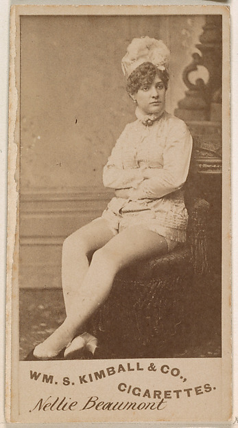 Nellie Beaumont, from the Actresses series (N203) issued by Wm. S. Kimball & Co.
