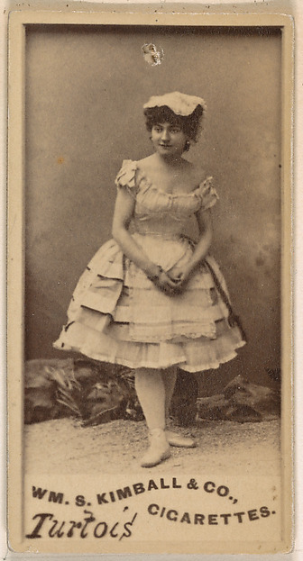 Miss Turtois, from the Actresses series (N203) issued by Wm. S. Kimball & Co.