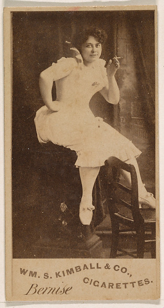 Miss Bernise, from the Actresses series (N203) issued by Wm. S. Kimball & Co.
