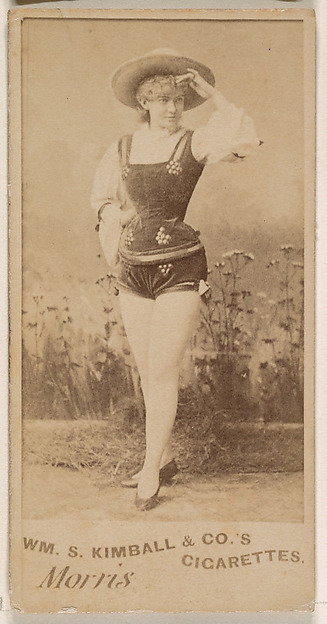 Miss Morris, from the Actresses series (N203) issued by Wm. S. Kimball & Co.