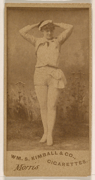 Miss Morris, from the Actresses series (N203) issued by Wm. S. Kimball & Co.