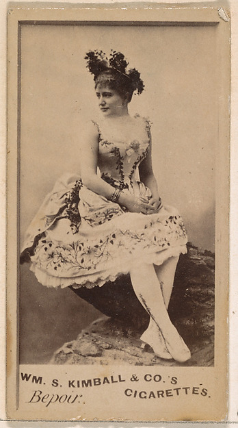 Miss Bepoir, from the Actresses series (N203) issued by Wm. S. Kimball & Co.