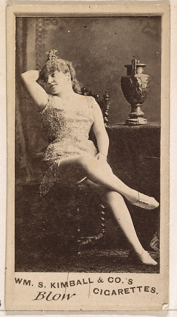 Miss Blow, from the Actresses series (N203) issued by Wm. S. Kimball & Co.