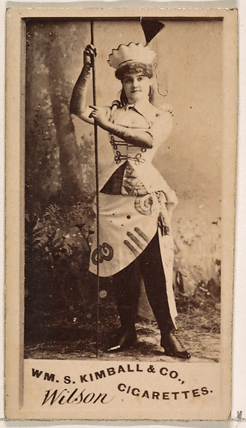 Miss Wilson, from the Actresses series (N203) issued by Wm. S. Kimball & Co.
