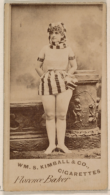 Florence Baker, from the Actresses series (N203) issued by Wm. S. Kimball & Co.