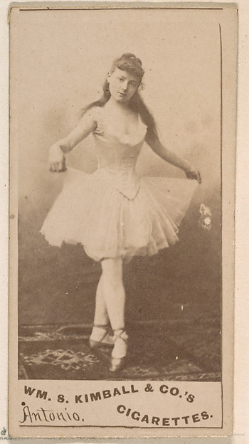 Miss Antonio, from the Actresses series (N203) issued by Wm. S. Kimball & Co.