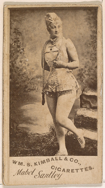 Mabel Santley, from the Actresses series (N203) issued by Wm. S. Kimball & Co.