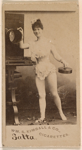 Miss Salta, from the Actresses series (N203) issued by Wm. S. Kimball & Co.