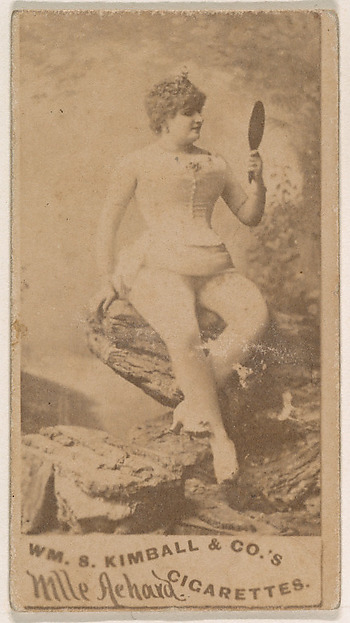 Mlle. Aehard, from the Actresses series (N203) issued by Wm. S. Kimball & Co.