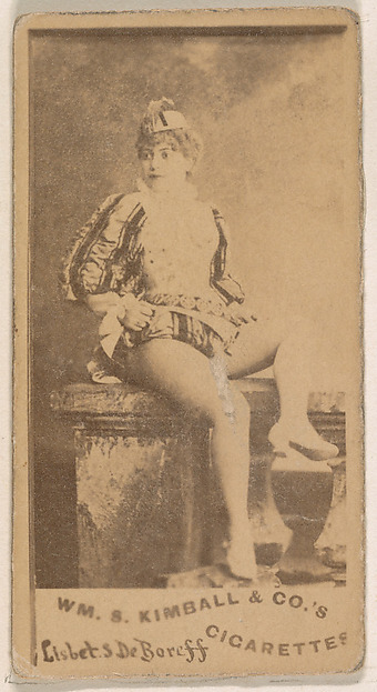 Lisbets DeBoreff, from the Actresses series (N203) issued by Wm. S. Kimball & Co.