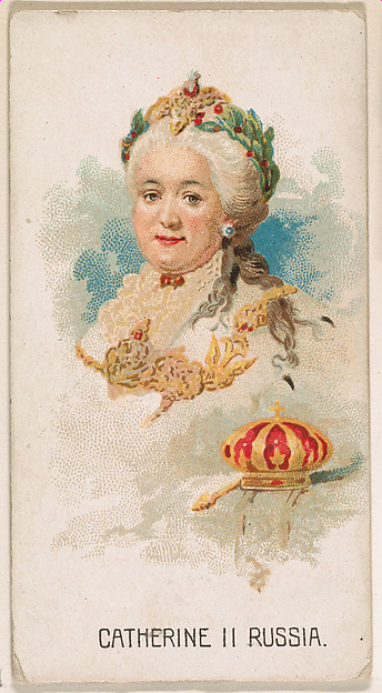 Catherine II, Russia, from Leaders series (N222) issued by Kinney Bros.