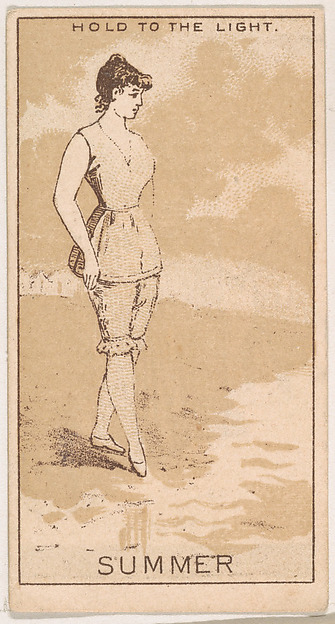 Summer, from the Magic Changing Cards series (N223) issued by Kinney Tobacco Company