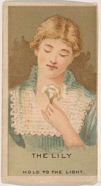The Lily, from the Magic Changing Cards series (N223) issued by Kinney Tobacco Company