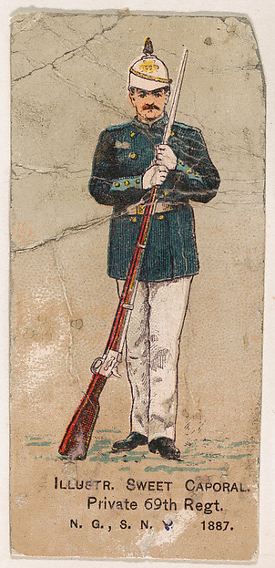 Private, 69th Regiment, National Guard of the State of New York, from the Military Series (N224) issued by Kinney Tobacco Company to promote Sweet Caporal Cigarettes