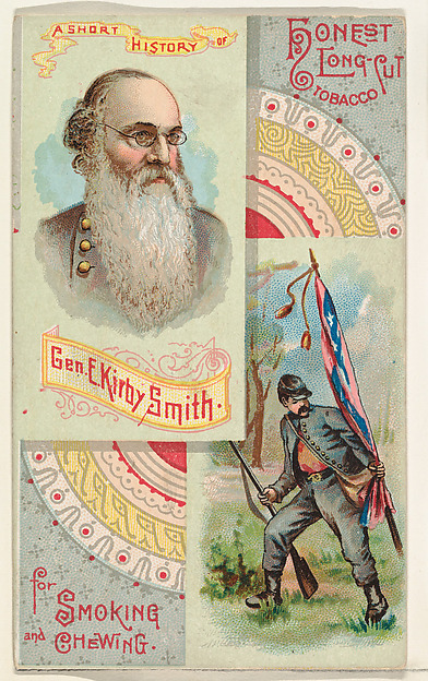A Short History: General E. Kirby Smith, from the Histories of Generals series (N114) issued by W. Duke, Sons & Co. to promote Honest Long Cut Smoking and Chewing Tobacco