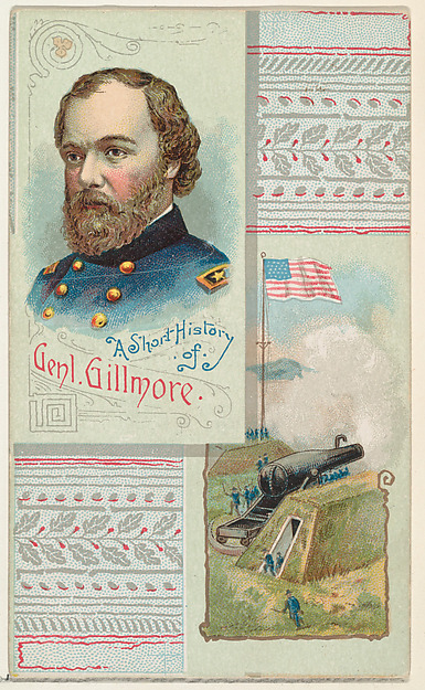 A Short History: General Quincy Adams Gillmore, from the Histories of Generals series (N114) issued by W. Duke, Sons & Co. to promote Honest Long Cut Smoking and Chewing Tobacco