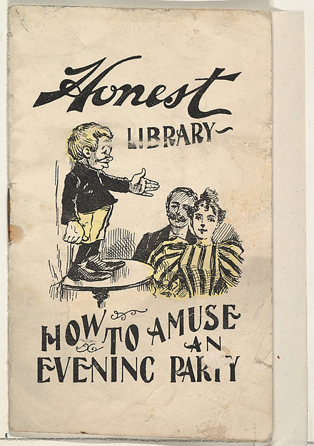 How to Amuse an Evening Party, from the Honest Library series (N115) issued by Duke Sons & Co. to promote Honest Long Cut Tobacco