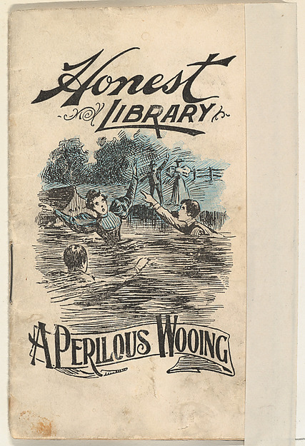 A Perilous Wooing, from the Honest Library series (N115) issued by Duke Sons & Co. to promote Honest Long Cut Tobacco