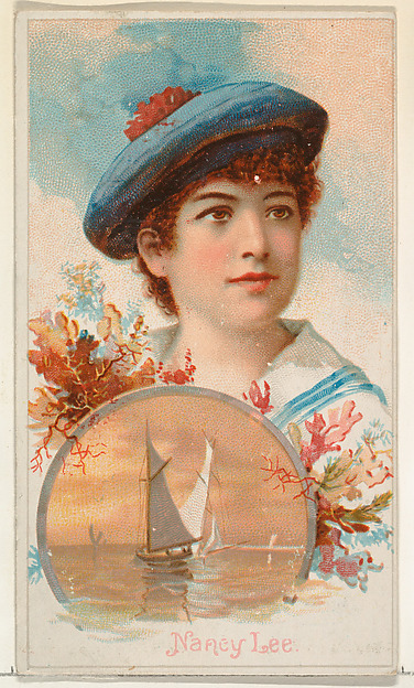 Nancy Lee, from the Illustrated Songs series (N116) issued by W. Duke, Sons & Co. to promote Honest Long Cut Tobacco