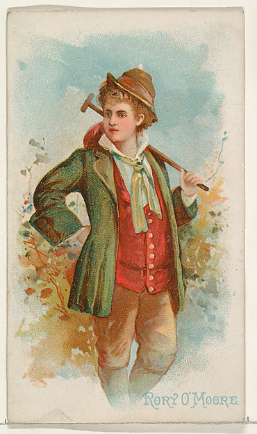Rory O'Moore, from the Illustrated Songs series (N116) issued by W. Duke, Sons & Co. to promote Honest Long Cut Tobacco
